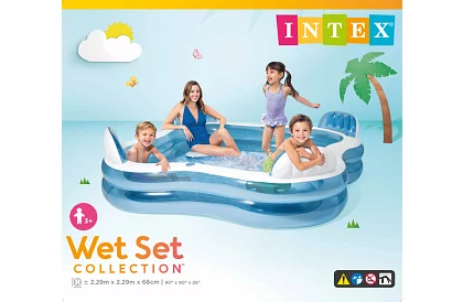 Basen dmuchany 882 litry – 229 × 229 × 66 cm I56475NP