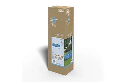 Basen z metalową ramą 1820 l – 244 × 51 cm I28205NP