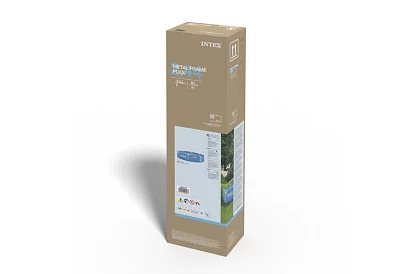 Basen z metalową ramą 1820 l – 244 × 51 cm I28205NP