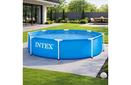 Basen z metalową ramą 1820 l – 244 × 51 cm I28205NP