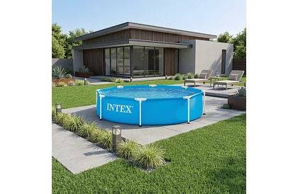 Basen z metalową ramą 1820 l – 244 × 51 cm I28205NP