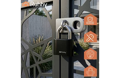 Zamek kodowy stalowy 50 mm