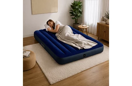 Materac samopompujący z weluru 137 × 191 × 25 cm – Dura-Beam