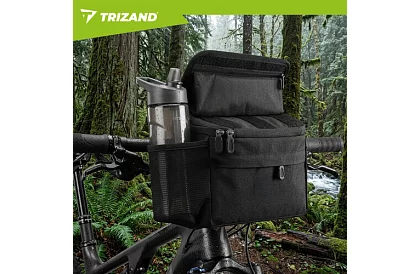 Wodoodporna torba na kierownicę roweru z uchwytem na telefon