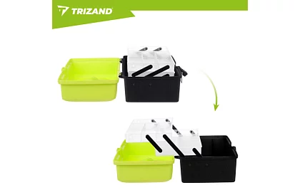 Skrzynka wędkarska 33 × 16 × 13 cm – organizer na akcesoria wędkarskie