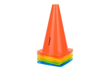 Treningowe kolorowe stożki 23 cm – zestaw 10 szt.