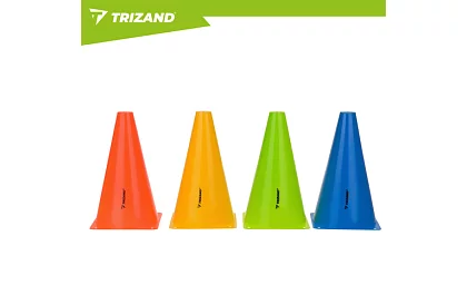 Treningowe kolorowe stożki 23 cm – zestaw 10 szt.