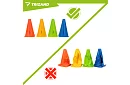 Treningowe kolorowe stożki 23 cm – zestaw 10 szt.