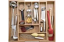 Organizer bambusowy do szuflad – regulowany sztućce