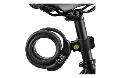 Zamek kodowy stalowy 120 cm – na rower i wyposażenie