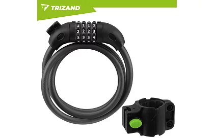 Zamek kodowy stalowy 120 cm – na rower i wyposażenie