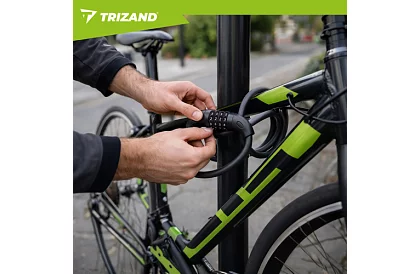 Zamek kodowy stalowy 120 cm – na rower i wyposażenie