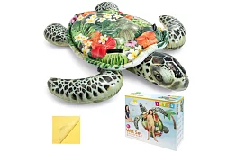 Materac dmuchany żółw 191 x 170 cm - materac I57555NP