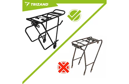 Uniwersalny tylny bagażnik rowerowy – aluminiowy, nośność 25 kg