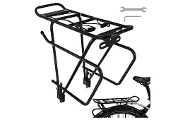 Uniwersalny tylny bagażnik rowerowy – aluminiowy, nośność 25 kg