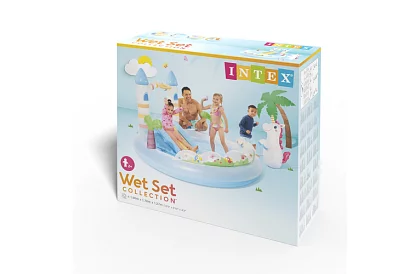 Nadmuchiwany plac zabaw wodny 196x178x127 cm - Zamek I56148NP