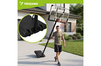 Kosz do koszykówki 135-305 cm - regulowany, wolnostojący