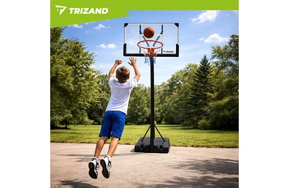 Kosz do koszykówki 135-305 cm - regulowany, wolnostojący