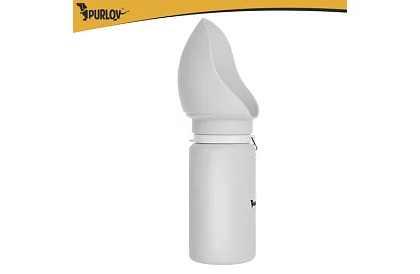 Składana butelka z misą - podróżna butelka na wodę 550 ml