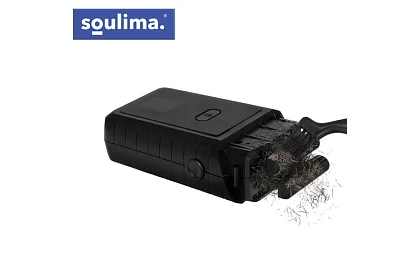 Maszynka do golenia z wyświetlaczem LED - USB-C, 2 folię, 2 ostrza, etui