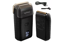 Maszynka do golenia z wyświetlaczem LED - USB-C, 2 folię, 2 ostrza, etui