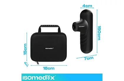 Kompaktowy pistolet do masażu 5 trybów - Ładowalny 2 x 2500 mAh