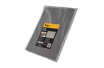 Podkład pod kocią toaletę zatrzymujący zanieczyszczenia 75 x 55 cm - szary