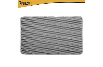 Podkład pod kocią toaletę zatrzymujący zanieczyszczenia 75 x 55 cm - szary