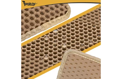 Podkład pod kocią toaletę zatrzymujący zanieczyszczenia 75 x 55 cm – beżowy