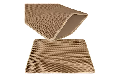 Podkład pod kocią toaletę zatrzymujący zanieczyszczenia 75 x 55 cm – beżowy