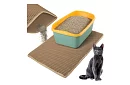 Podkład pod kocią toaletę zatrzymujący zanieczyszczenia 75 x 55 cm – beżowy
