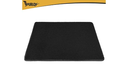 Podkład pod kocią toaletę zatrzymujący zanieczyszczenia 75 x 55 cm - czarny