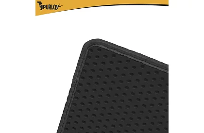 Podkład pod kocią toaletę zatrzymujący zanieczyszczenia 75 x 55 cm - czarny