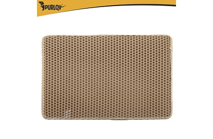 Podkład pod kocią toaletę zatrzymujący zanieczyszczenia 60 x 45 cm – beżowy