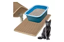 Podkład pod kocią toaletę zatrzymujący zanieczyszczenia 60 x 45 cm – beżowy
