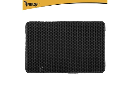 Podkład pod kocią toaletę zatrzymujący zanieczyszczenia 60 x 45 cm – czarny