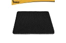 Podkład pod kocią toaletę zatrzymujący zanieczyszczenia 60 x 45 cm – czarny