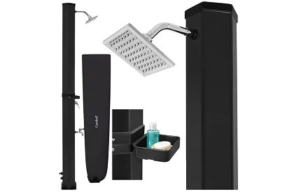 Solarny prysznic ogrodowy 35 litrów + akcesoria