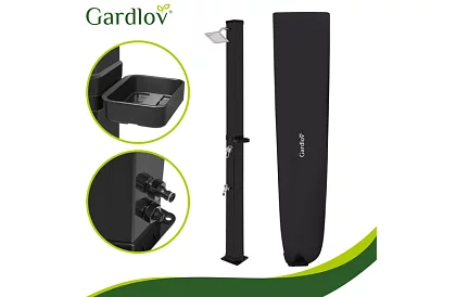 Solarny prysznic ogrodowy 35 litrów + akcesoria