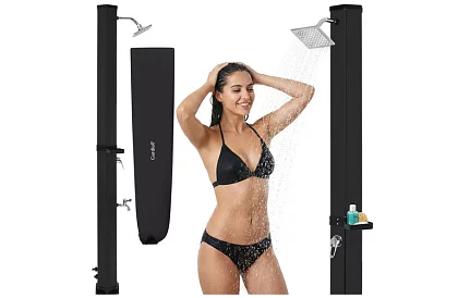 Solarny prysznic ogrodowy 35 litrów + akcesoria