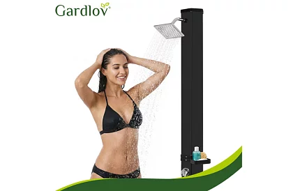 Solarny prysznic ogrodowy 35 litrów + akcesoria