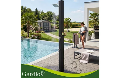 Solarny prysznic ogrodowy 35 litrów + akcesoria