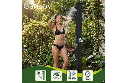 Solarny prysznic ogrodowy 35 litrów + akcesoria