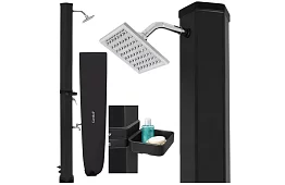 Solarny prysznic ogrodowy 35 litrów + akcesoria