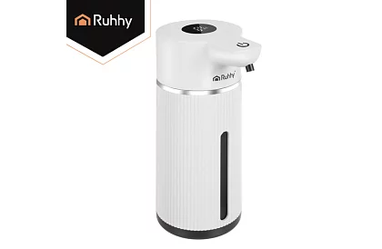 Bezdotykowy automatyczny dozownik mydła LCD 420 ml - biały