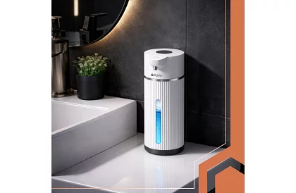 Bezdotykowy automatyczny dozownik mydła LCD 420 ml - biały