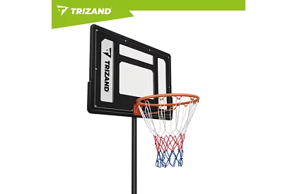 Kosz do koszykówki 150-259 cm + piłka - regulowany, wolnostojący