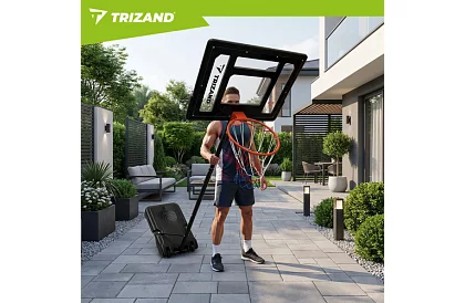 Kosz do koszykówki 150-259 cm + piłka - regulowany, wolnostojący