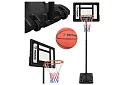 Kosz do koszykówki 150-259 cm + piłka - regulowany, wolnostojący