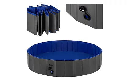 Basen składany dla psa 600 l - 160 x 30 cm